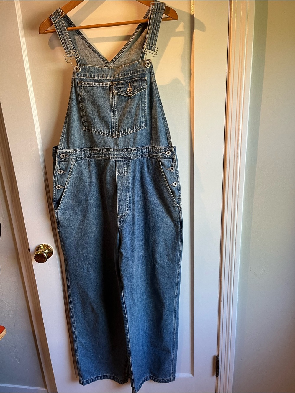 GAP Vintage Women’s Denim Overalls, Size L